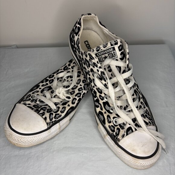 Converse Shoes - CONVERSE All Star Animal Print Low Top Womens 9 Mens 7 Lace Up
